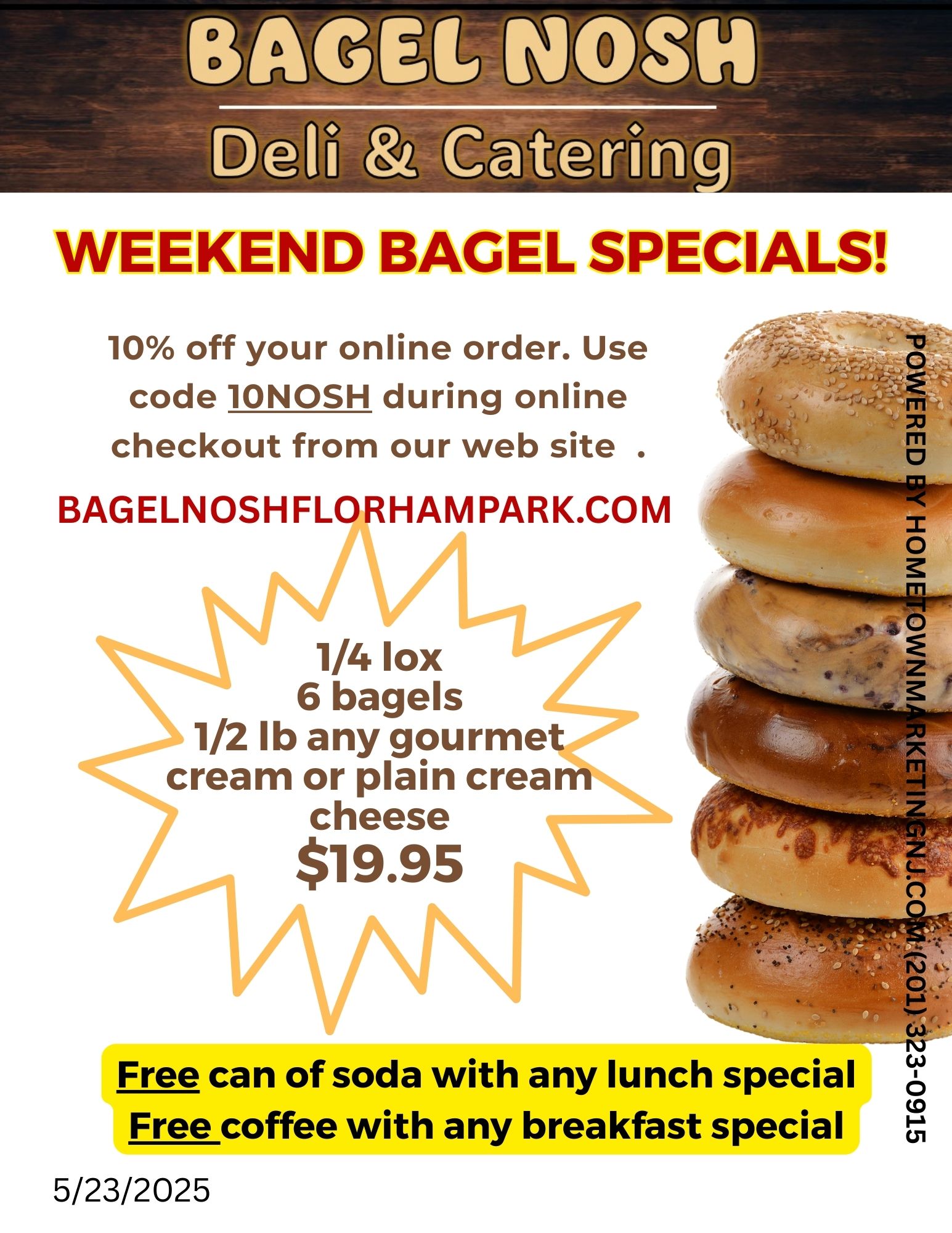 Bagel Nosh Weekend Special 3